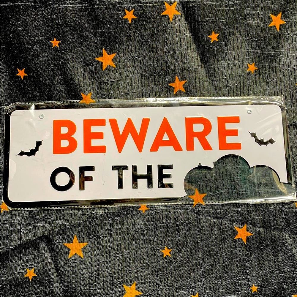 Halloween Metal Sign